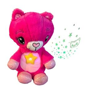 Ontel Star Belly Dream Lites Pink Pretty Kitty Cat Stuffed Animal Night Light